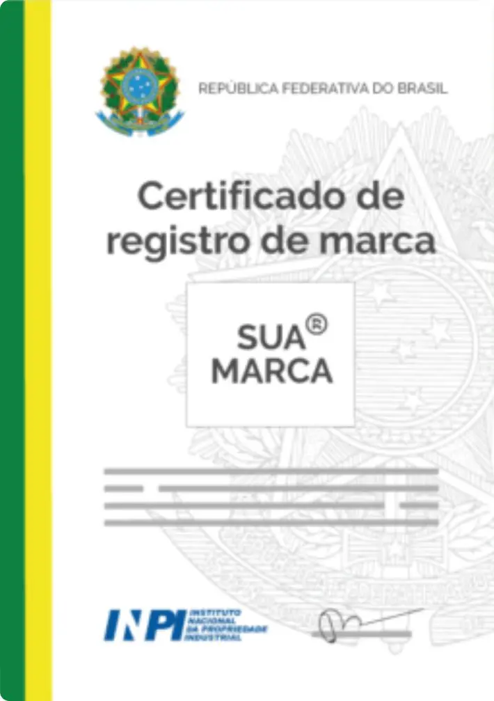 certificado de registro da marca